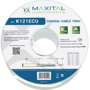 Cavo Coassiale 5mm Classe A RAME CU